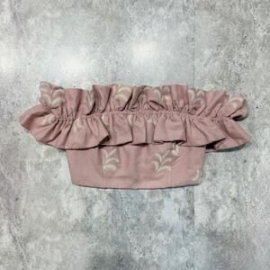 Zara Ruffle Off Shoulder Crop Top